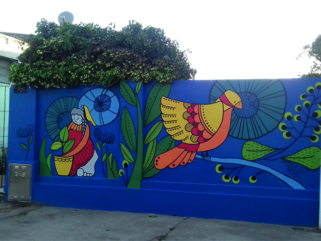 Mural Av del Valle Balcarce