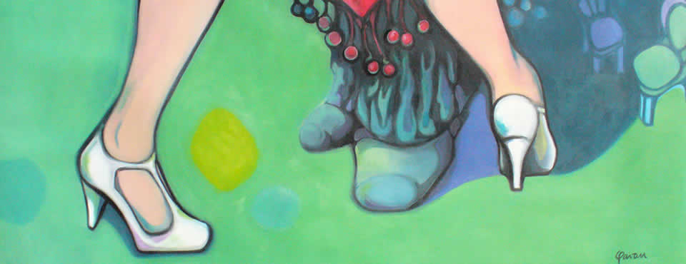 Óleo sobre lienzo Paso Tanguero